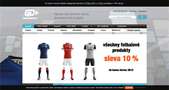 Desktop Screenshot of gdsportswear.cz